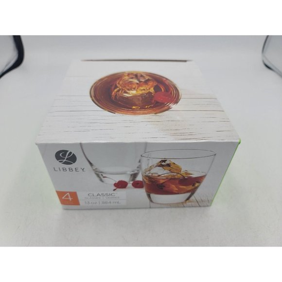 Libbey Glass Classic Set Of 4 13 Oz Drinks Cheers New A13 - Picture 7 of 9